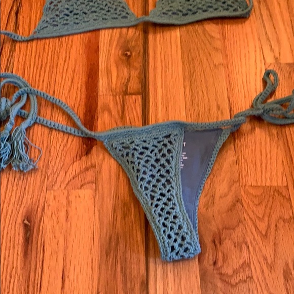 midnight swim real avalon crochet bikini set - Picture 3 of 6